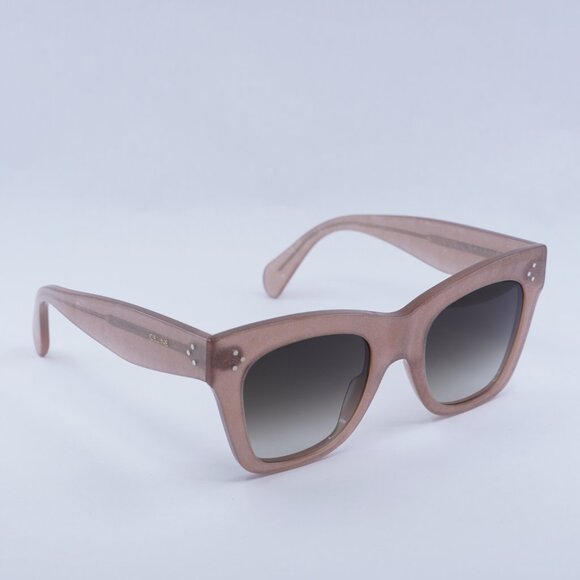🕶️New Celine CL4004IN 74F Sunglasses Milky Pink Frame, Brown Lenses - Picture 1 of 11